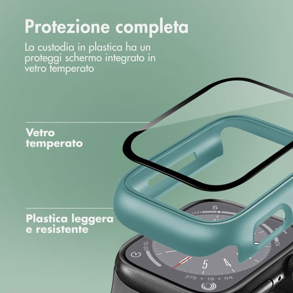 imoshion Full Cover Hardcase Apple Watch 7 / 8 / 9 - 41 mm - Donkergroen