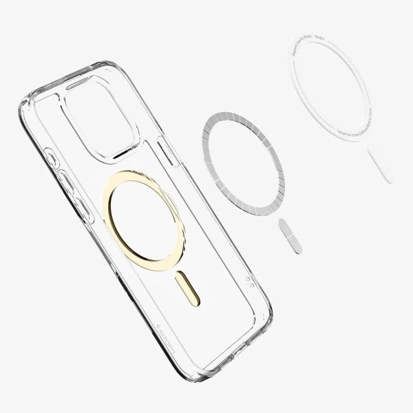 Spigen Ultra Hybrid Backcover MagSafe Apple iPhone 15 Pro - Goud