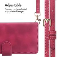 imoshion Bookcase with Strap Apple iPhone 16 - Red
