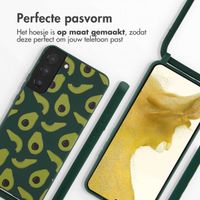 imoshion Siliconen design hoesje met koord Samsung Galaxy S22 Plus - Avocado Green