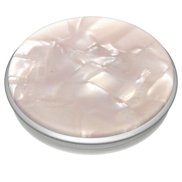 PopSockets Luxe PopGrip - Acetate Pearl White