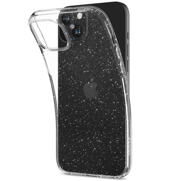 Spigen Liquid Crystal Glitter Backcover Apple iPhone 15 - Crystal Quartz