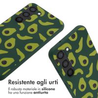 imoshion Siliconen design hoesje met koord Samsung Galaxy S23 - Avocado Green