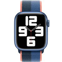 Apple Sport Loop band Apple Watch Series 1 t/m 9 / SE (38/40/41 mm) | Series 10 / 11 (42 mm) - Blue Jay/Abyss Blue