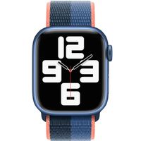 Apple Sport Loop Band Apple Watch Series 1 t/m 9 / SE (38/40/41 mm) | Series 10 (42 mm) - Blue Jay/Abyss Blue