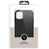 Selencia Gaia Slang Backcover iPhone 13 - Zwart