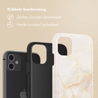 Selencia Vivid Backcover Apple iPhone 11 - Golden Beige Marble