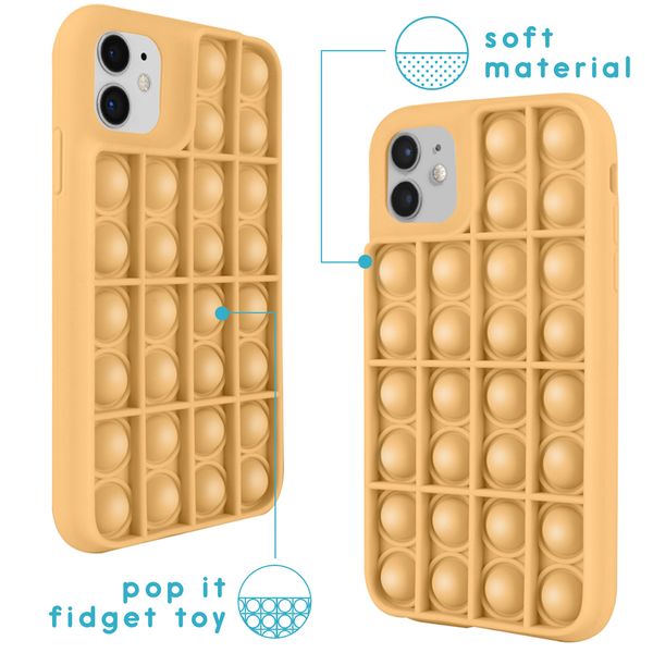 imoshion Pop It Fidget Toy - Pop It hoesje iPhone 11 - Goud