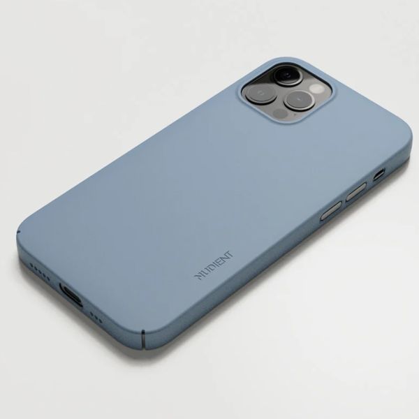 Nudient Thin Case iPhone 12 (Pro) - Sky Blue