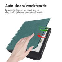 imoshion Slim Hard Case Bookcase Kobo Clara Colour / BW - Donkergroen