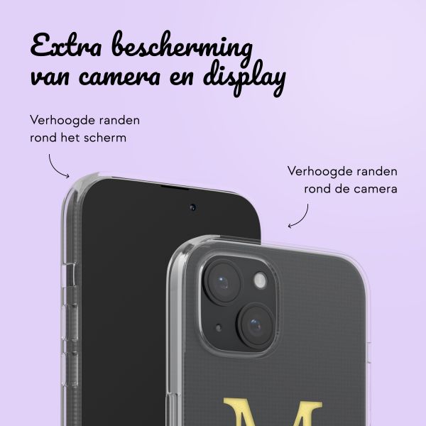 Hoesje met eigen foto en/of tekst Apple iPhone 15 - Letter