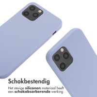 imoshion Siliconen hoesje met koord Apple iPhone 12 (Pro) - Paars