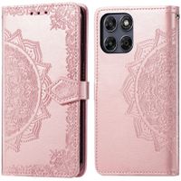 imoshion Mandala Bookcase Motorola Moto G77 - Rose Gold