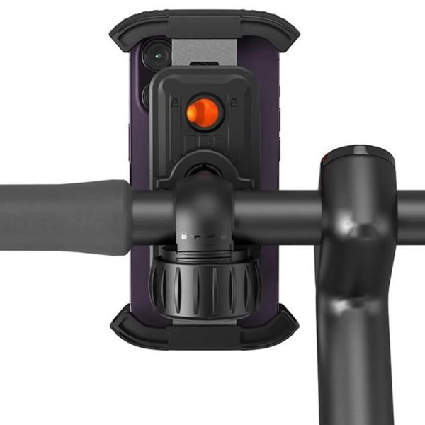 Baseus QuickGo Series Telefoonhouder fiets/motor/scooter - Verstelbaar - Universeel - Zwart