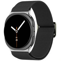 imoshion Elastic Nylon Band Samsung Galaxy Watch 9 (40/44mm) / Watch 8 (40/44mm) / Classic (46mm) - Black