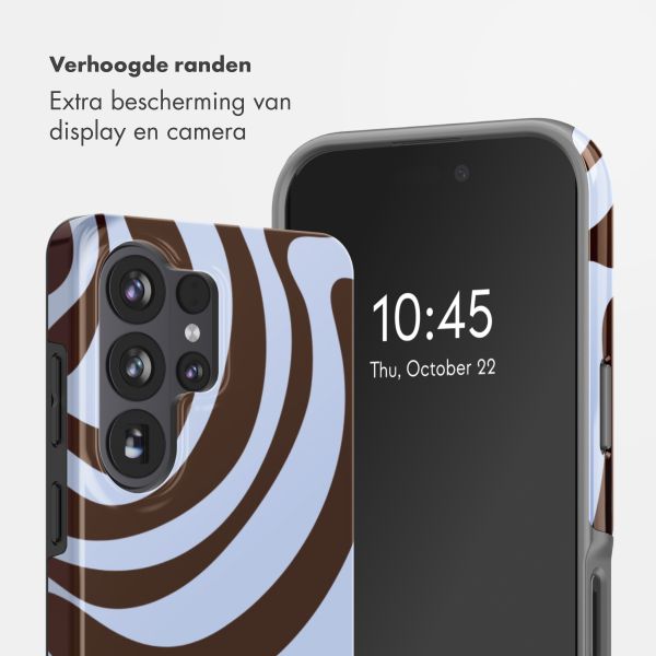 Selencia Vivid Backcover met MagSafe Samsung Galaxy S26 Ultra - Dream Swirl Chocolate