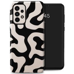 Selencia Vivid Tough Backcover Samsung Galaxy A33 - Art Wave Black