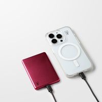 iDeal of Sweden Slim MagSafe Powerbank 5.000 mAh - Draadloze powerbank - Fine Wine