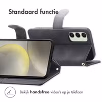 imoshion Bookcase met koord Samsung Galaxy S24 FE - Zwart