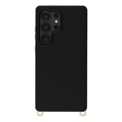 Selencia Rivièra MagSafe Backcover met afneembare haakjes Samsung Galaxy S25 Ultra - Velvet Black