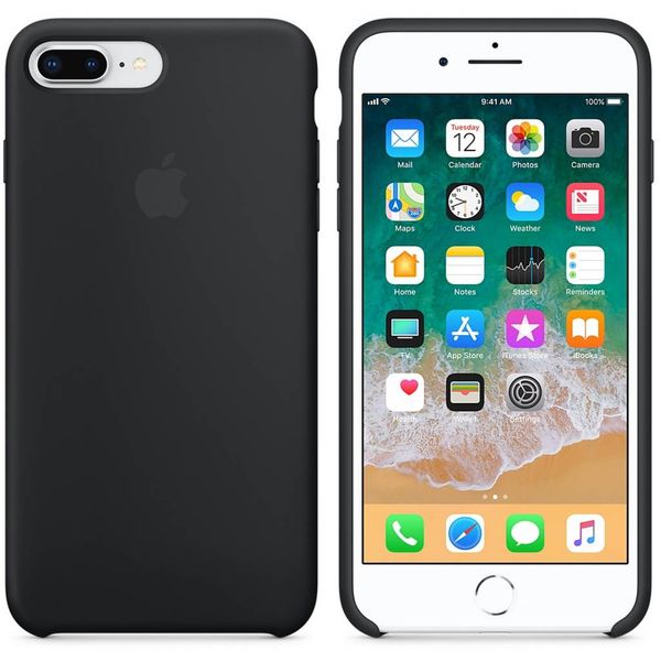 Apple Silicone Backcover Apple iPhone 8 Plus / 7 Plus - Black