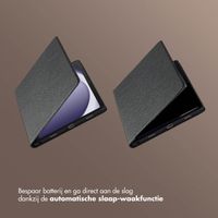 Selencia Riva Bookcase Samsung Galaxy Tab A9 Plus - Zwart