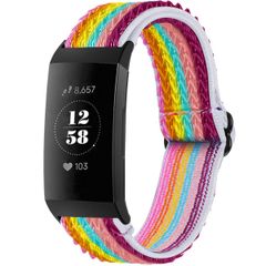 imoshion Elastisch nylonbandje Fitbit Charge 3 / 4 - Rainbow