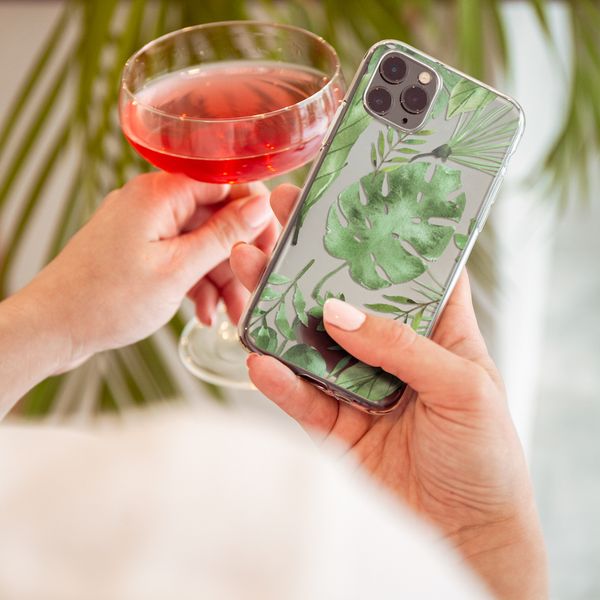 imoshion Design hoesje Samsung Galaxy A41 - Monstera Leaves