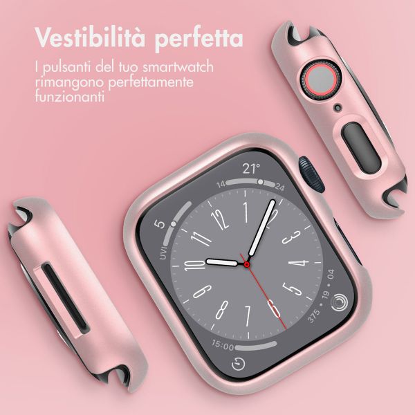imoshion Full Cover Hardcase Apple Watch 7 / 8 / 9 - 41 mm - Rosé Goud