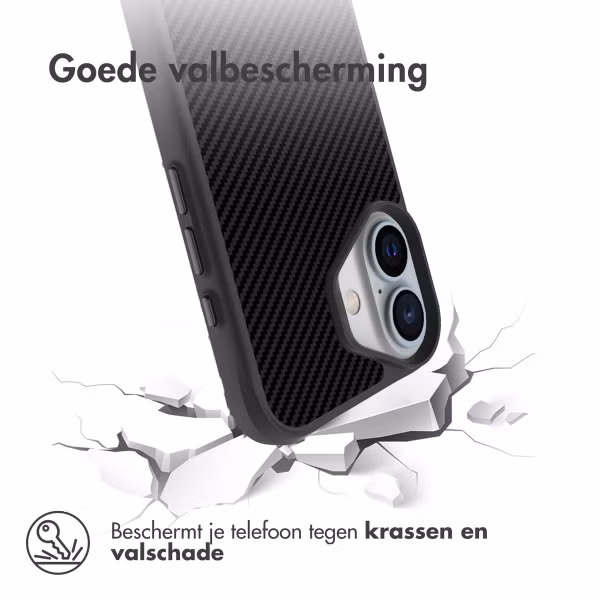 imoshion Rugged Hybrid Case Apple iPhone 16 - Zwart