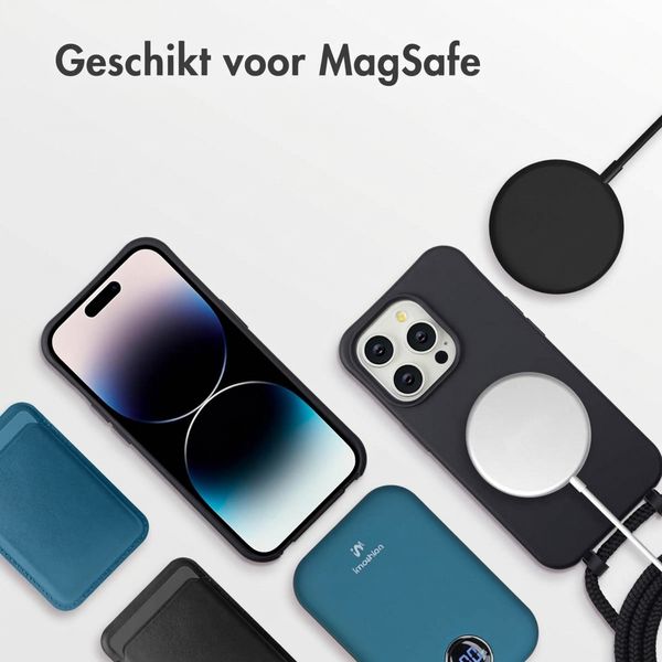 imoshion Color Backcover met afneembaar koord met MagSafe Apple iPhone 14 Pro - Zwart