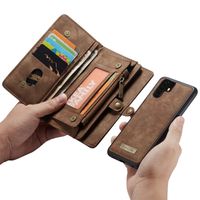 CaseMe Luxe Lederen 2 in 1 Portemonnee Bookcase Huawei P30 Pro