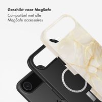 Selencia Vivid Backcover met MagSafe Apple iPhone Air - Golden Beige Marble