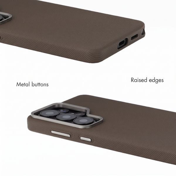Accezz Mesh Back Cover with MagSafe Samsung Galaxy S26 Ultra - Brown