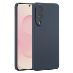 Accezz Liquid Silicone Backcover met MagSafe Samsung Galaxy S25 Edge - Donkerblauw