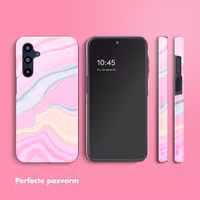 Selencia Vivid Backcover Samsung Galaxy A16 - Pastel Lipstick Marble