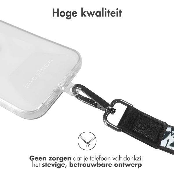 imoshion Universeel verstelbaar telefoonkoord + polsbandje - Leopard