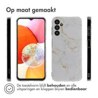imoshion Design hoesje Samsung Galaxy A14 (5G/4G) - White Marble