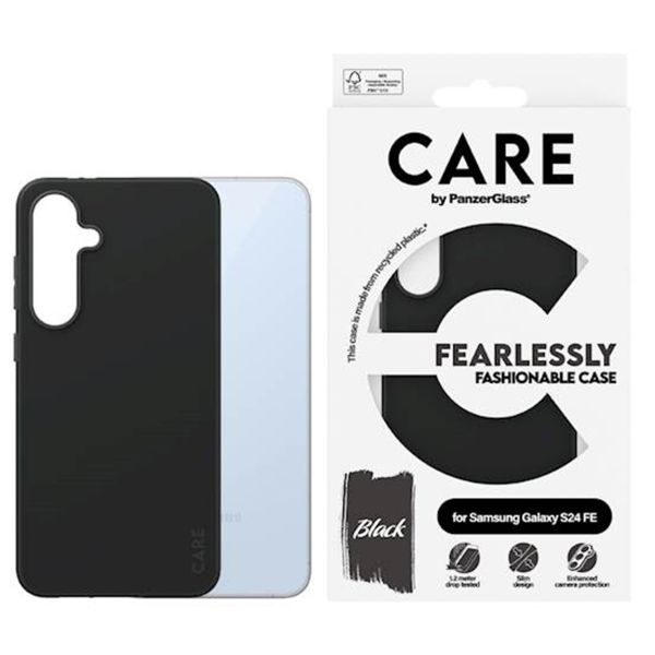 CARE by PanzerGlass Fashion Backcover Samsung Galaxy S24 FE - Zwart