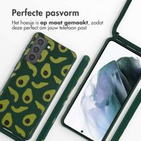 imoshion Siliconen design hoesje met koord Samsung Galaxy S21 - Avocado Green