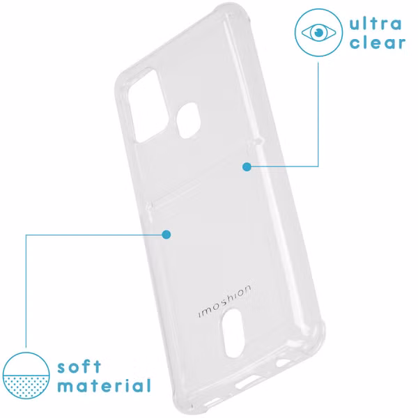 imoshion Softcase Backcover met pashouder Galaxy A21s - Transparant