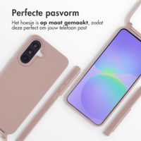 imoshion Siliconen hoesje met koord Samsung Galaxy A37 (5G) - Sand Pink