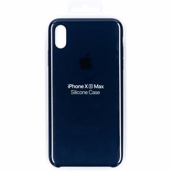 Apple Silicone Backcover Apple iPhone Xs Max - Midnight Blue