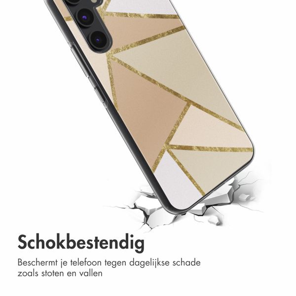 imoshion  Design hoesje Samsung Galaxy A54 - Graphic Beige