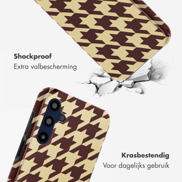 Selencia Vivid Backcover Samsung Galaxy A16 - Pied-de-Poule