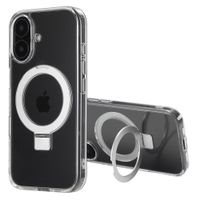 Accezz Ring Stand Backcover met MagSafe iPhone 16 - Transparant