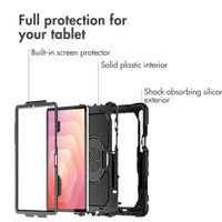 Accezz Rugged Back Cover with shoulder strap Samsung Galaxy Tab S11 / S12 Ultra - Black