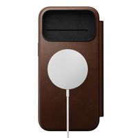 Nomad Modern Leather FolioBookcase Apple iPhone 17 Pro Max - Bruin