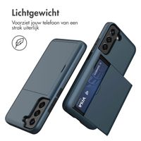 imoshion Backcover met pasjeshouder Samsung Galaxy S21 - Donkerblauw