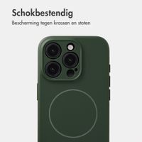 Accezz Grip Backcover met MagSafe Apple iPhone 15 Pro - Donkergroen